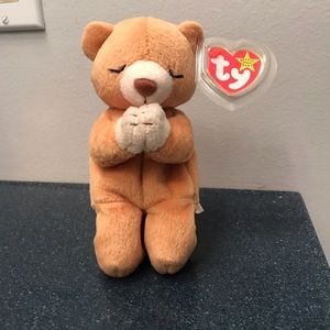 ty hope praying bear beanie baby.